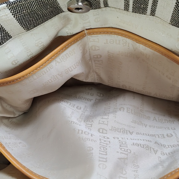 Etienne Aigner canvas shoulder bag - Picture 8 of 12